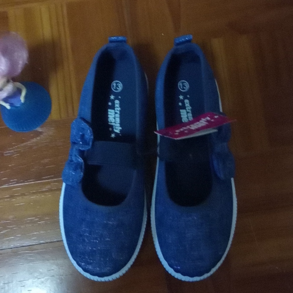 New Extremely Me Girls Denim Mary Jane Shoes